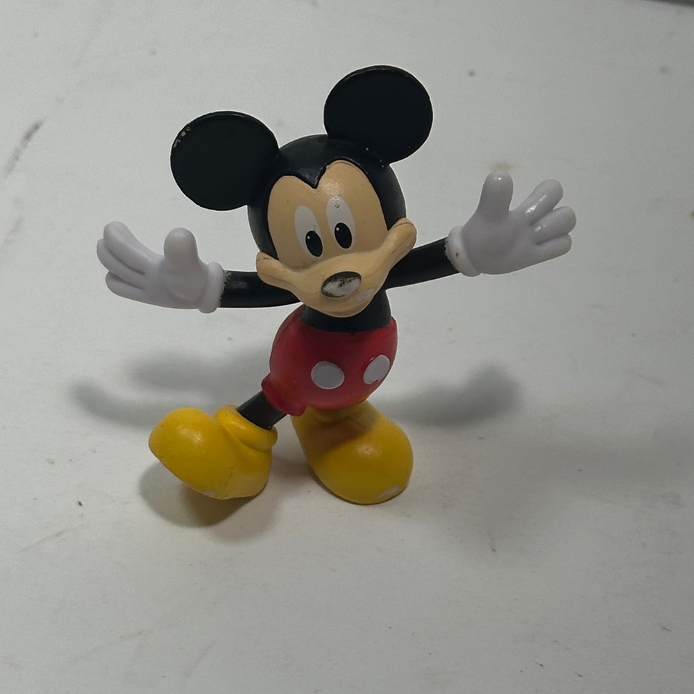 Disney Mickey Mouse Figurine - Black, Red, Yellow